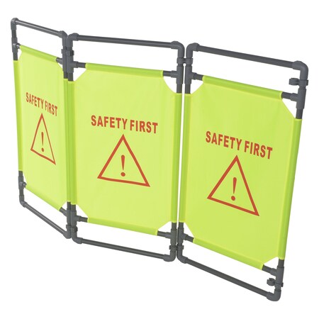 Vestil FOLDING FABRIC BARRIER, 3 PANELS, 42" TALL FBR-3-42